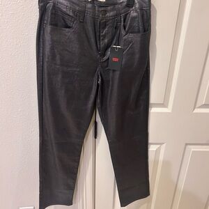 Levi's Women's Metallic Black Jeans